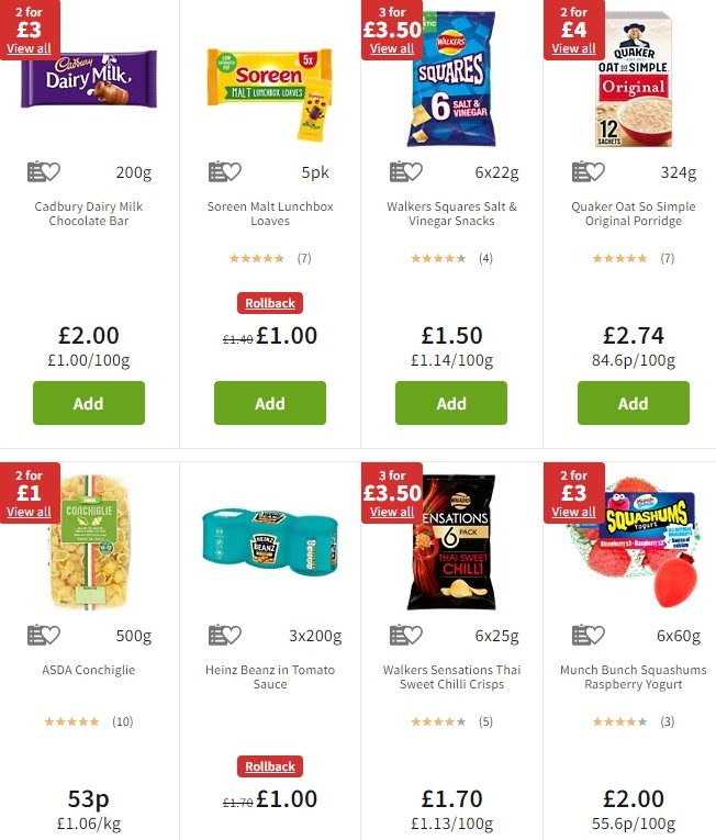 ASDA Offers from 4 October