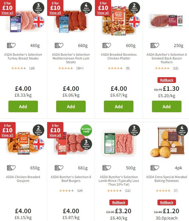 ASDA Offers from 8 November