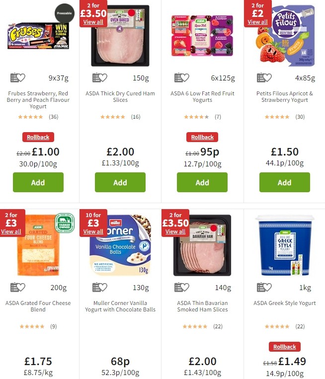 ASDA Offers from 8 November