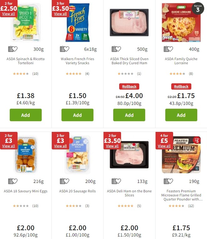 ASDA Offers from 8 November