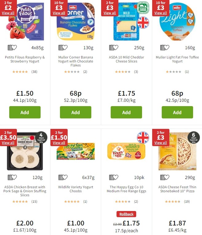 ASDA Offers from 8 November