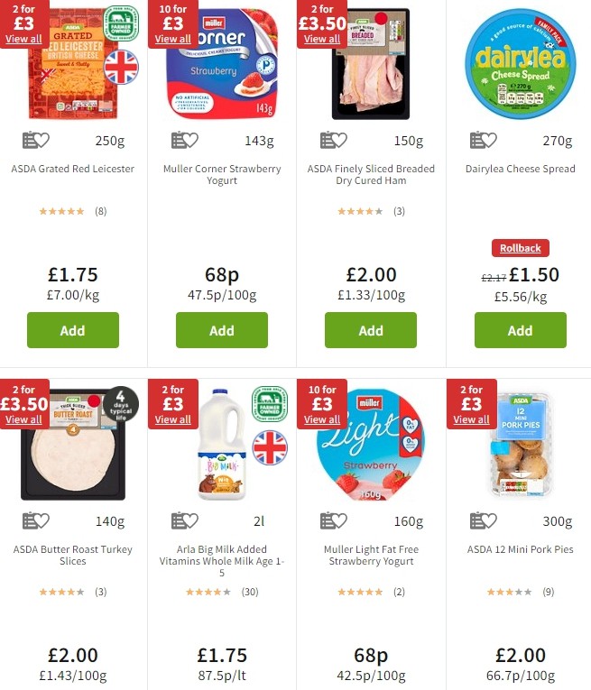 ASDA Offers from 8 November