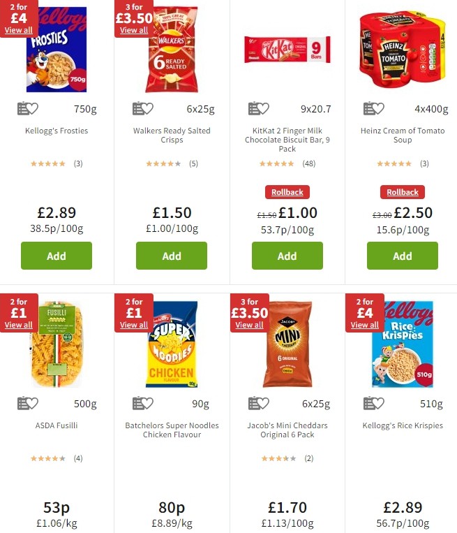 ASDA Offers from 8 November