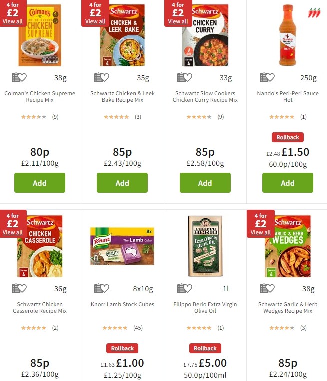 ASDA Offers from 8 November