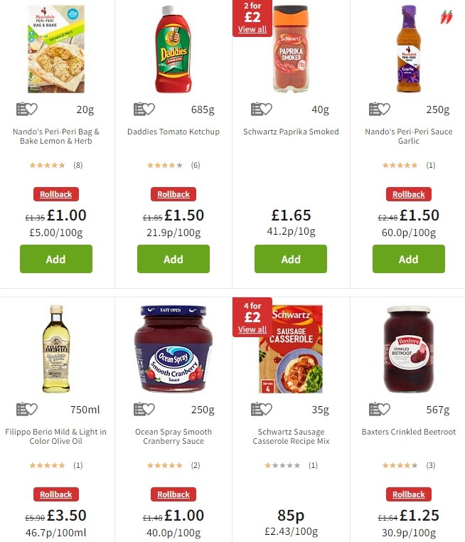 ASDA Offers from 8 November