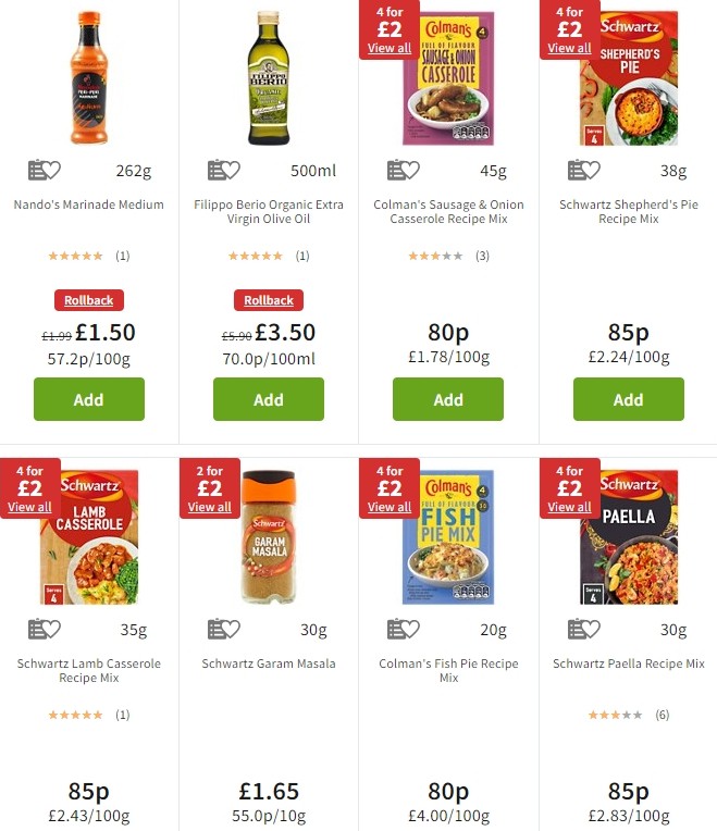 ASDA Offers from 8 November