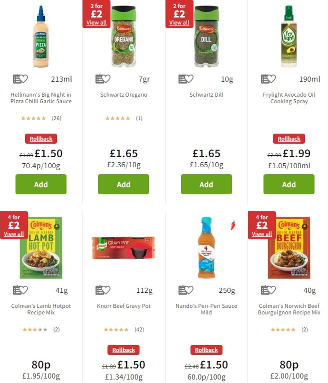 ASDA Offers from 8 November