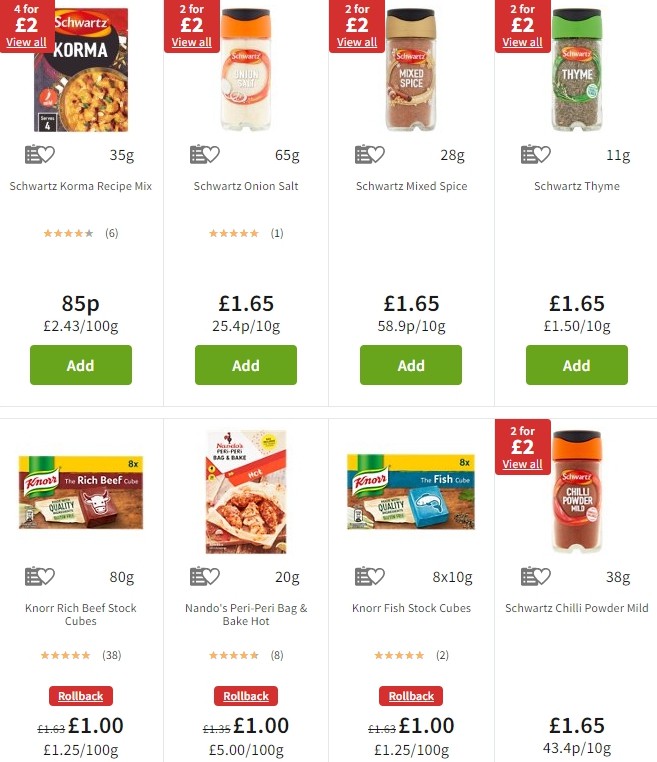 ASDA Offers from 8 November