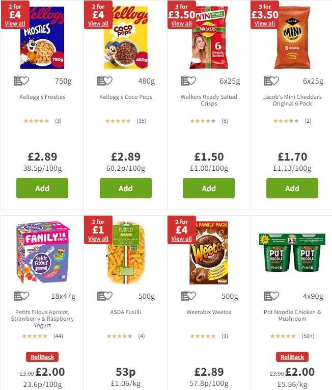 ASDA Offers from 29 November