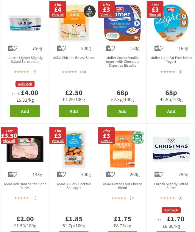 ASDA Offers from 6 December