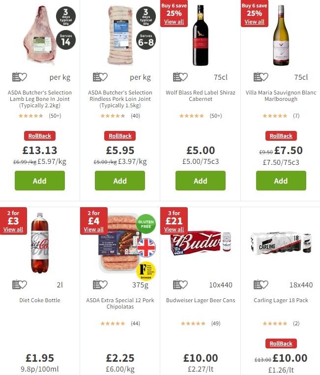 ASDA Offers from 6 December