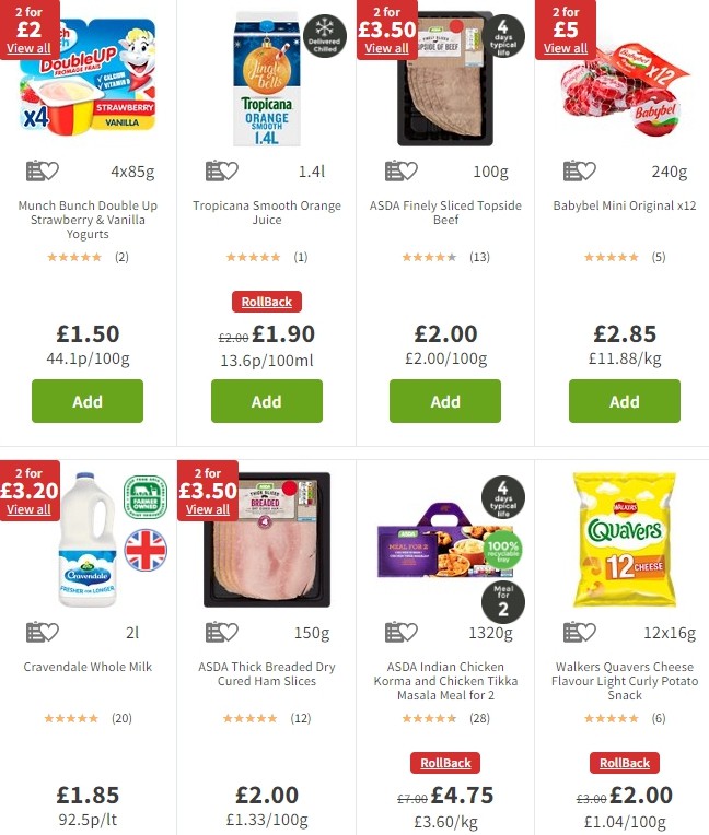 ASDA Offers from 20 December