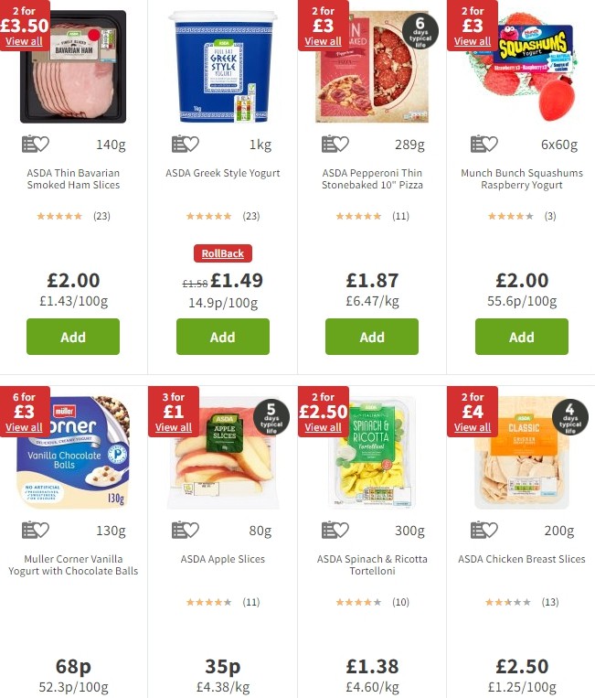 ASDA Offers from 20 December