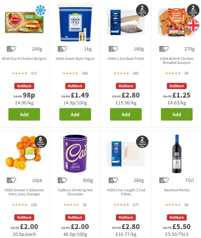 ASDA Offers from 3 January