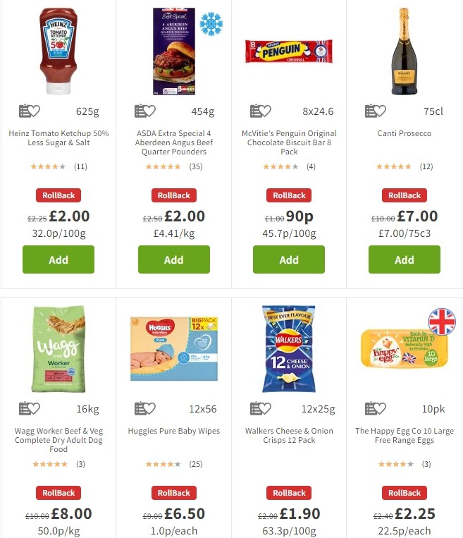 ASDA Offers from 3 January