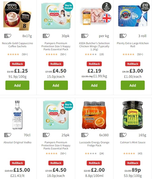 ASDA Offers from 3 January