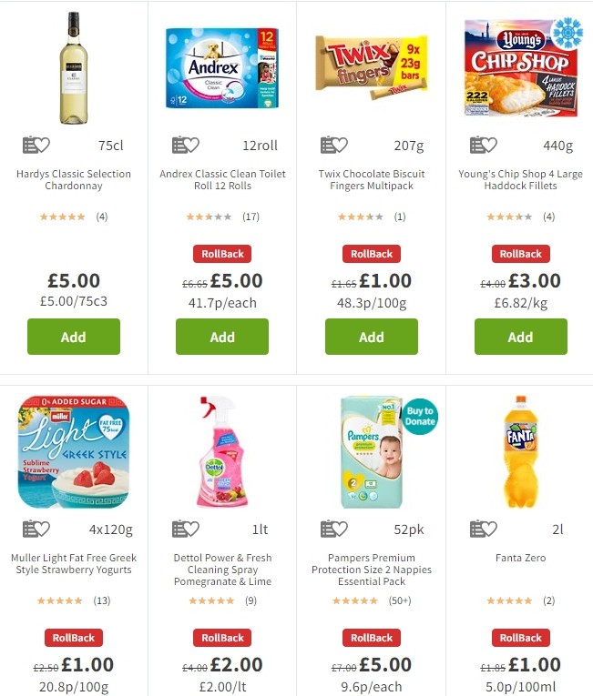 ASDA Offers from 3 January