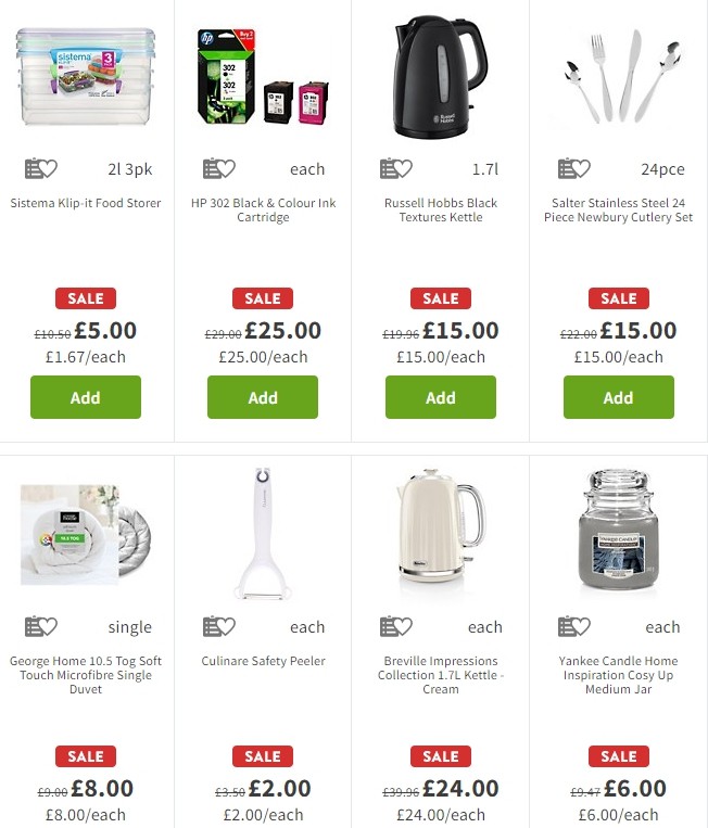 ASDA Offers from 3 January