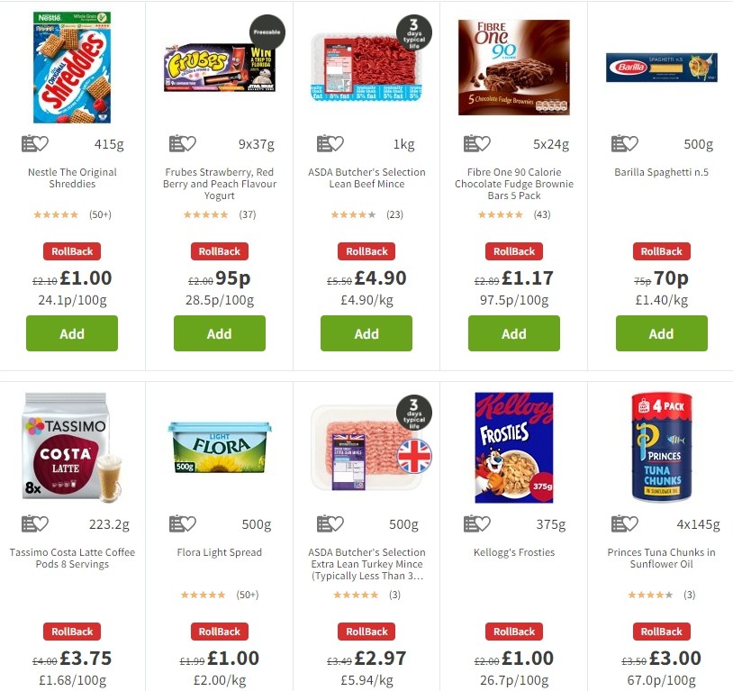 ASDA Offers from 3 January