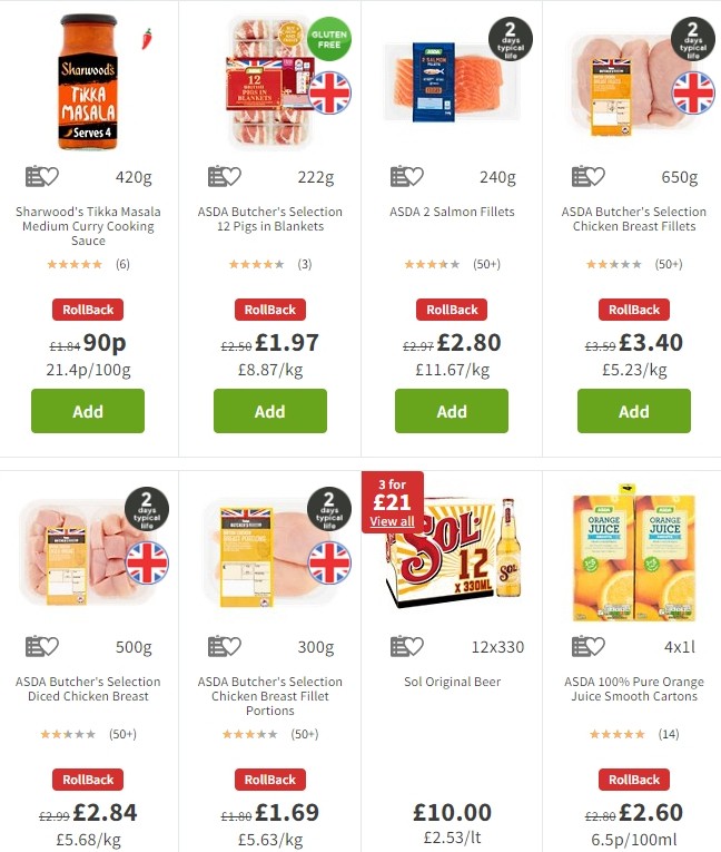 ASDA Offers from 3 January