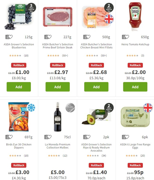 ASDA Offers from 3 January