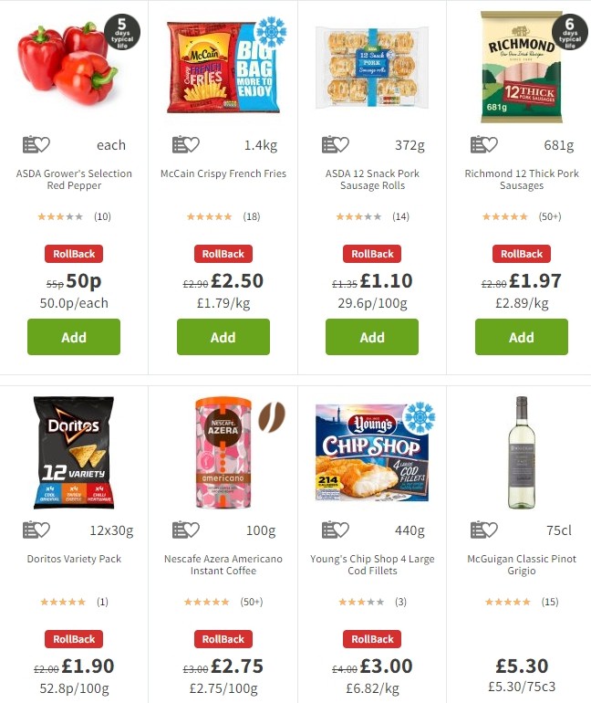 ASDA Offers from 3 January