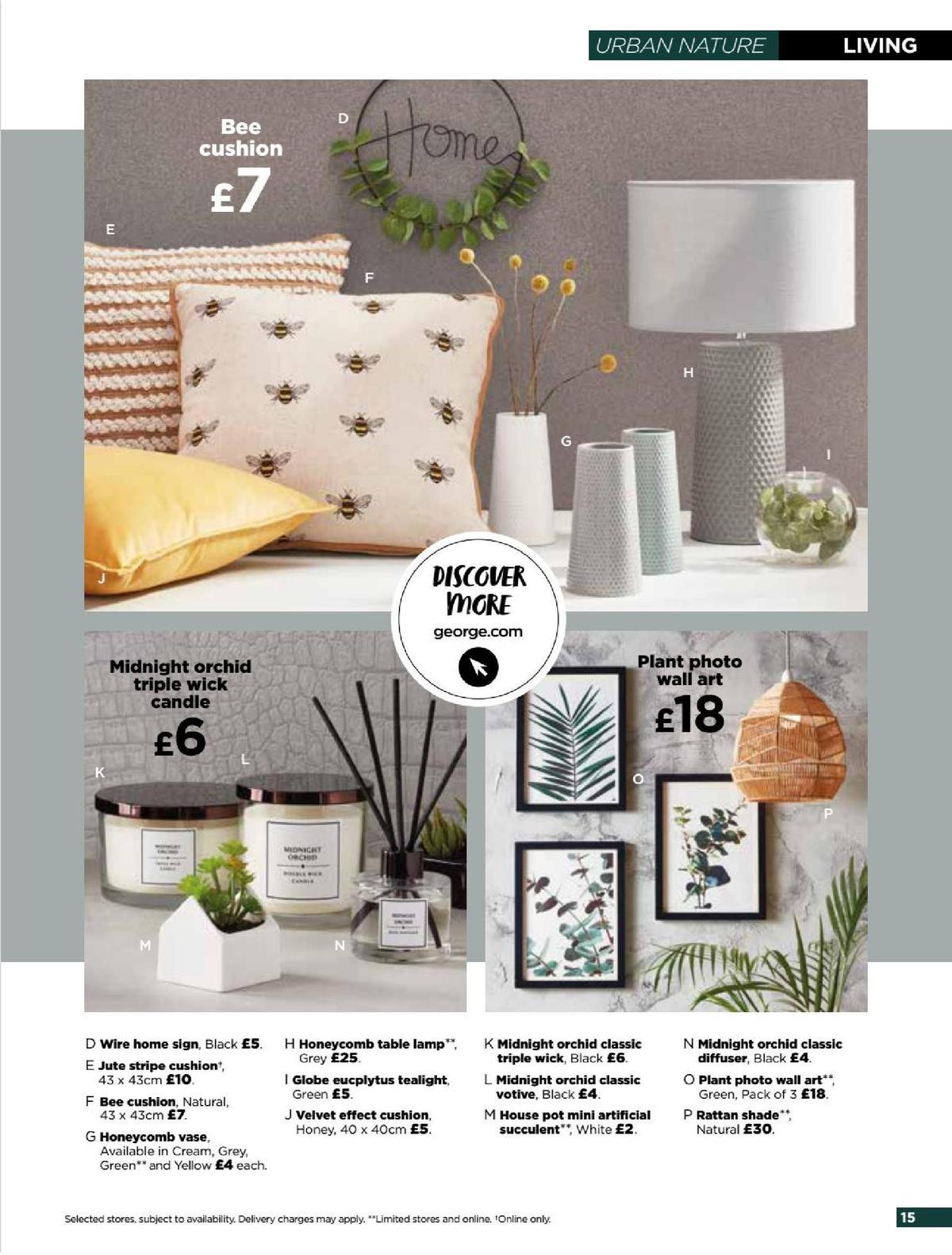 ASDA George Home Spring Summer Catalogue Offers from 4 February