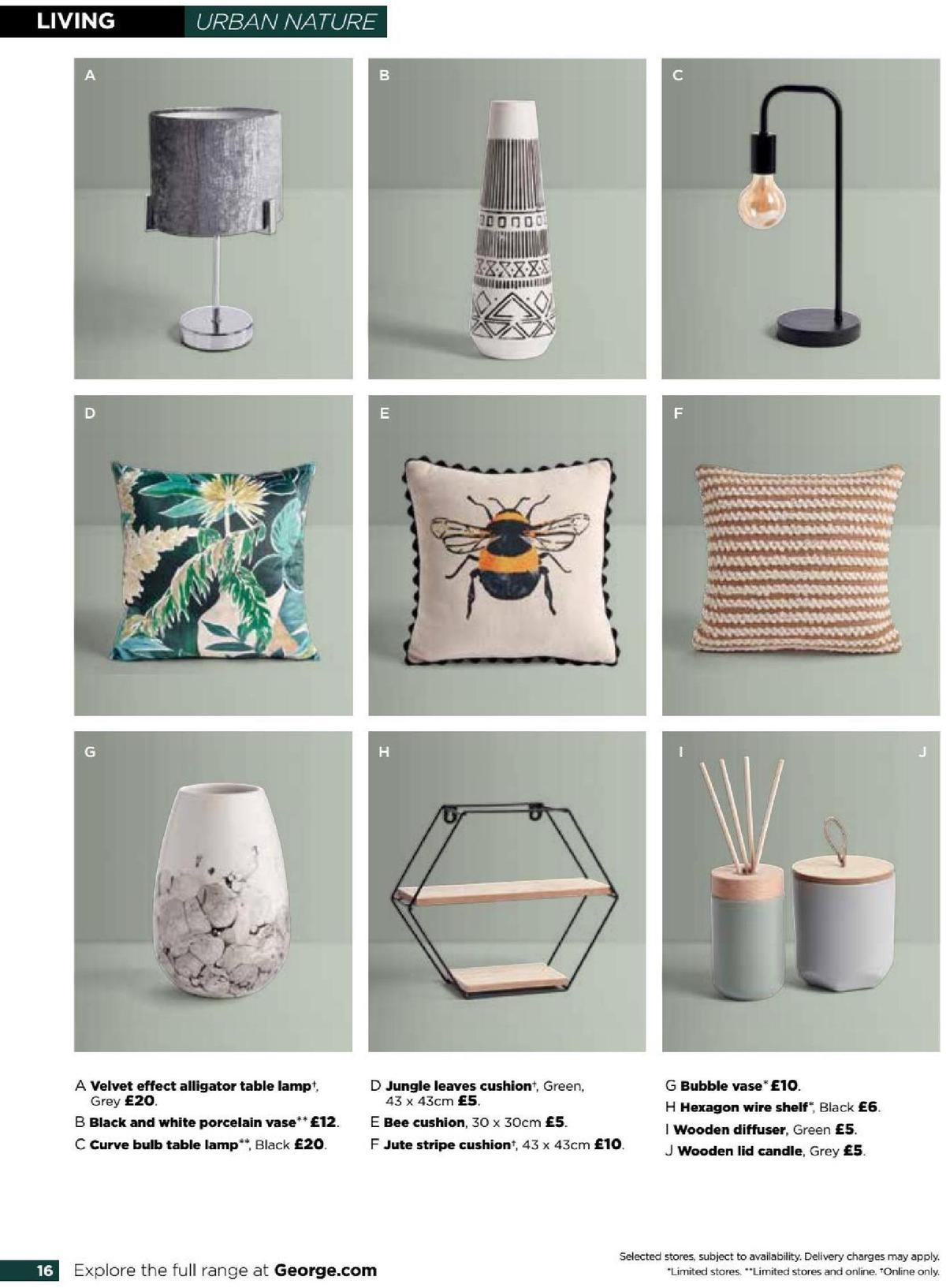 ASDA George Home Spring Summer Catalogue Offers from 4 February