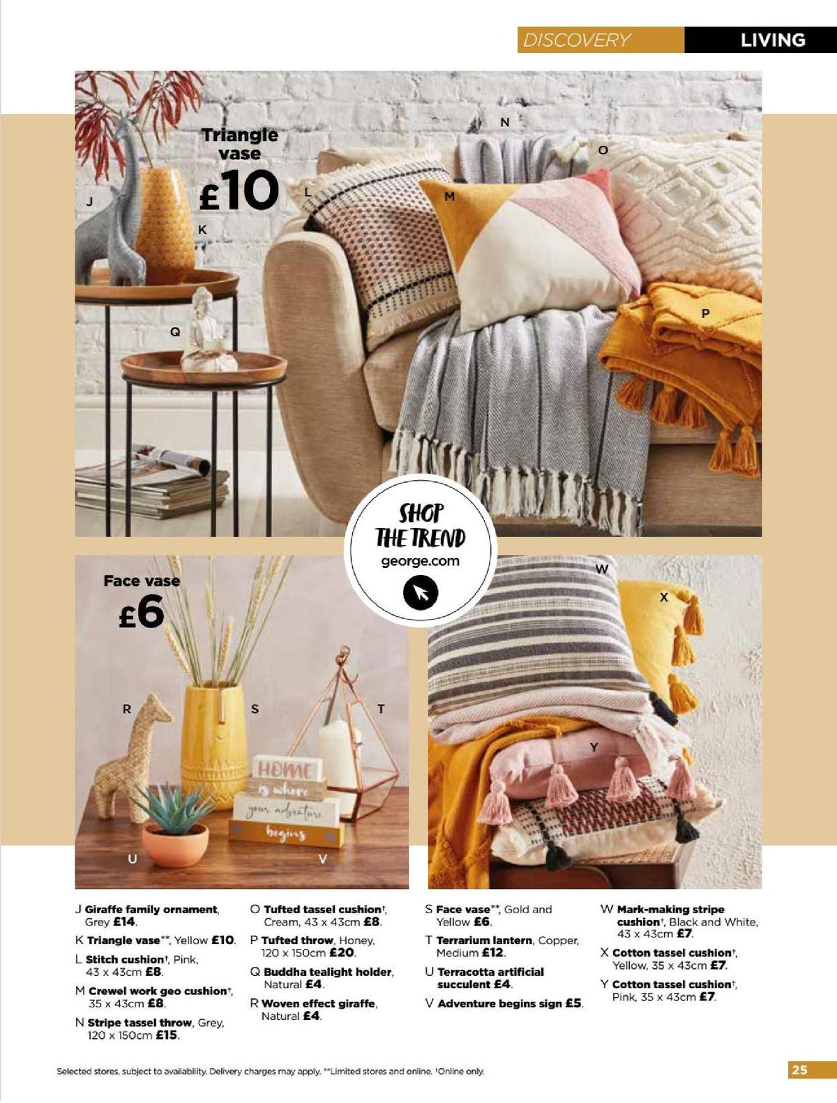 ASDA George Home Spring Summer Catalogue Offers from 4 February