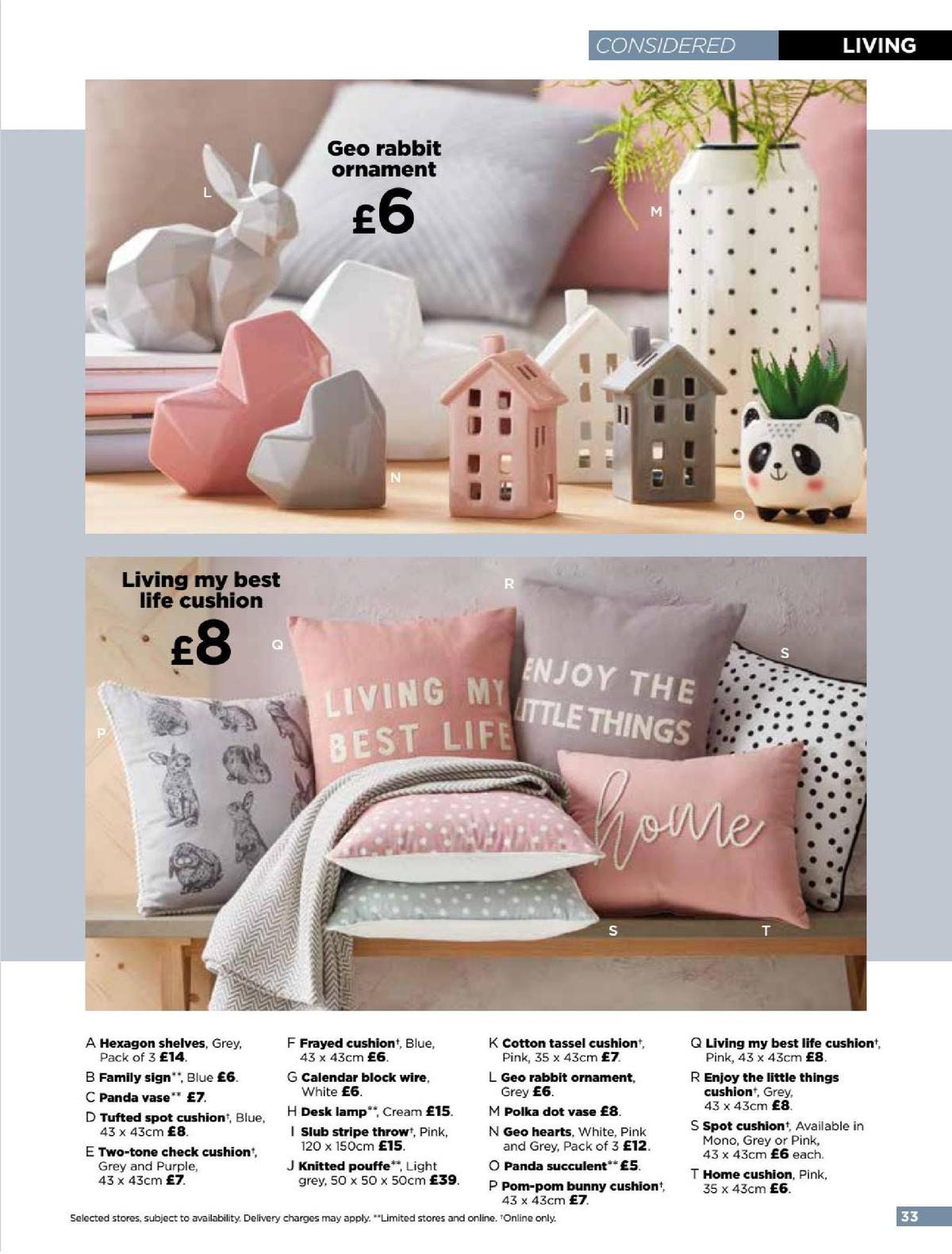 ASDA George Home Spring Summer Catalogue Offers from 4 February