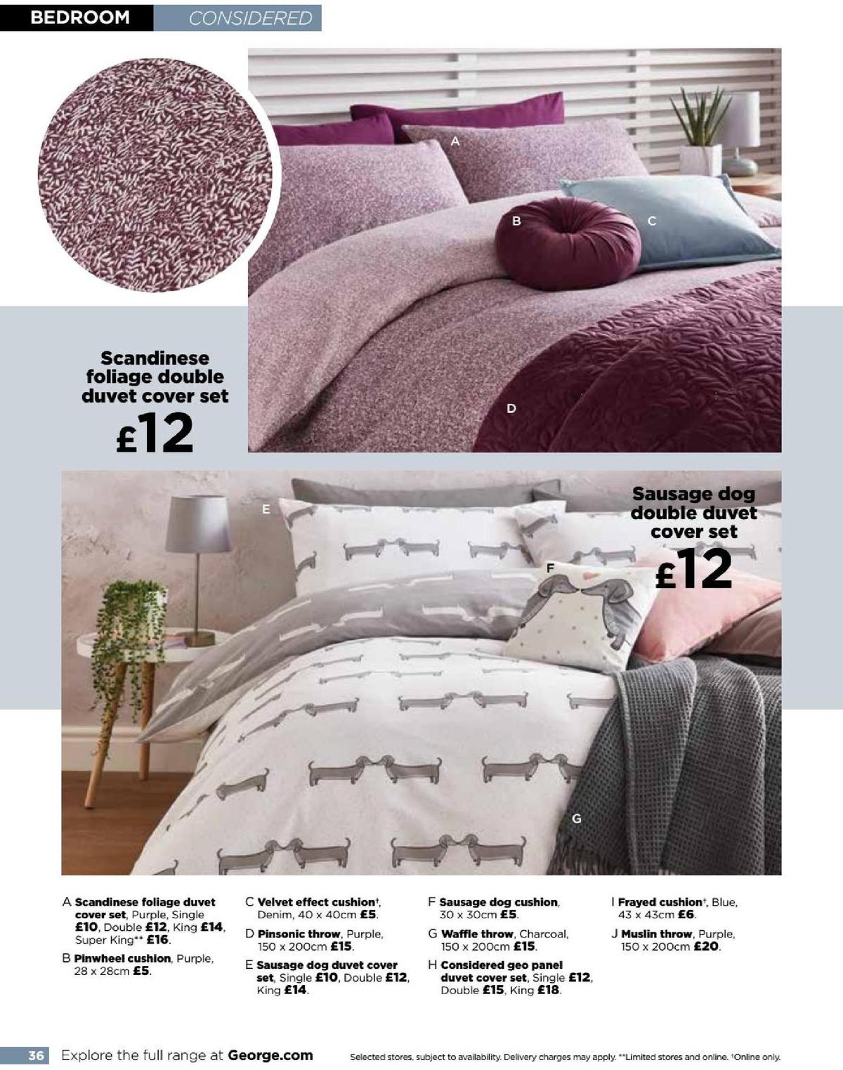 ASDA George Home Spring Summer Catalogue Offers from 4 February