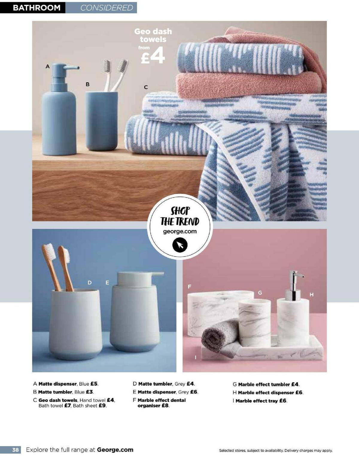 ASDA George Home Spring Summer Catalogue Offers from 4 February