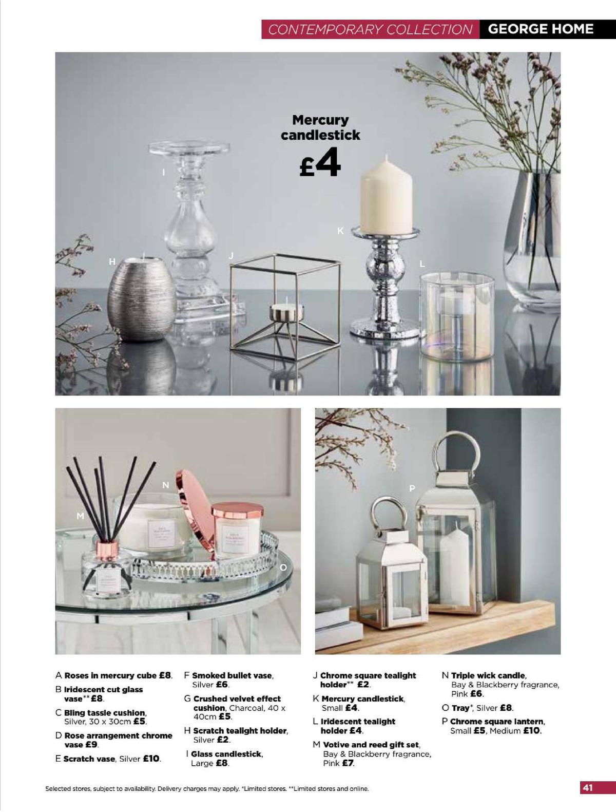 ASDA George Home Spring Summer Catalogue Offers from 4 February