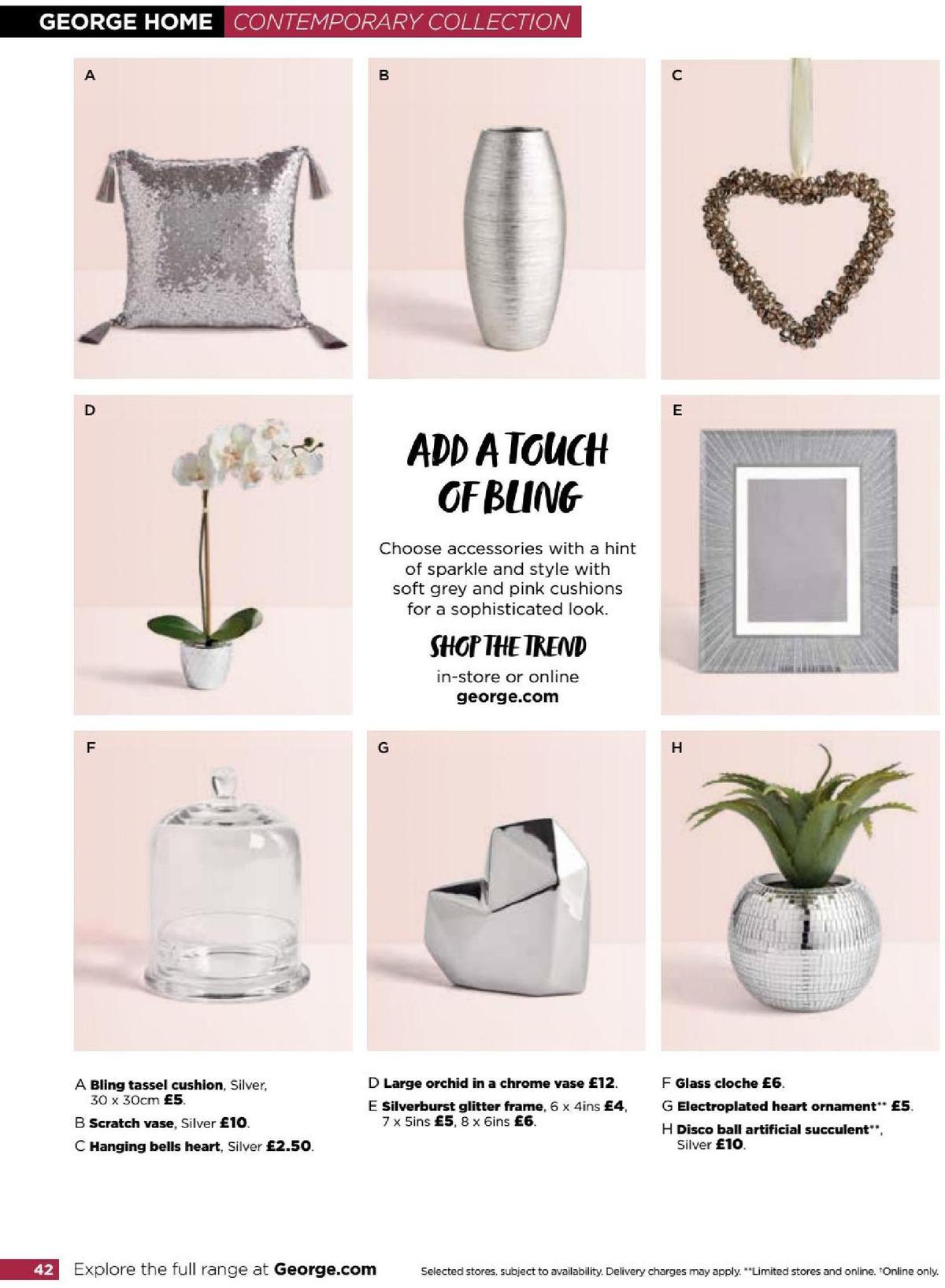 ASDA George Home Spring Summer Catalogue Offers from 4 February