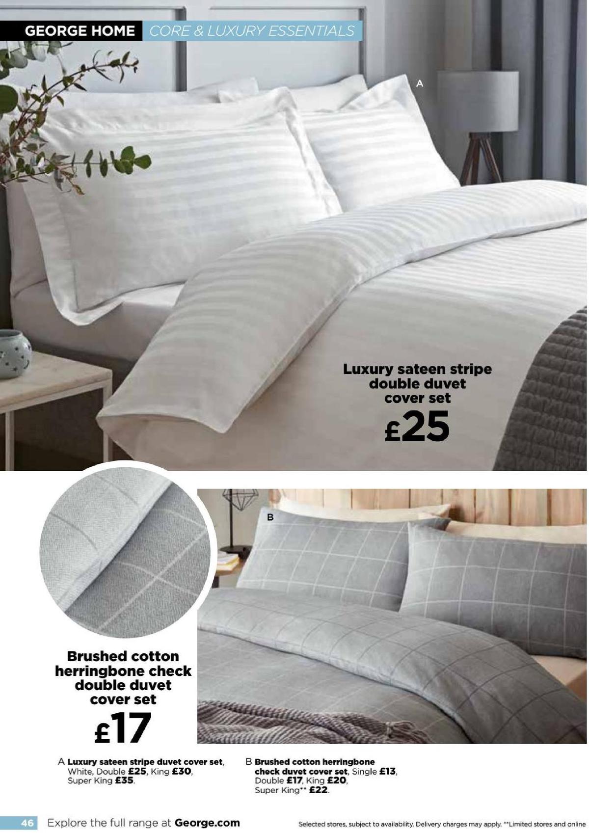 ASDA George Home Spring Summer Catalogue Offers from 4 February