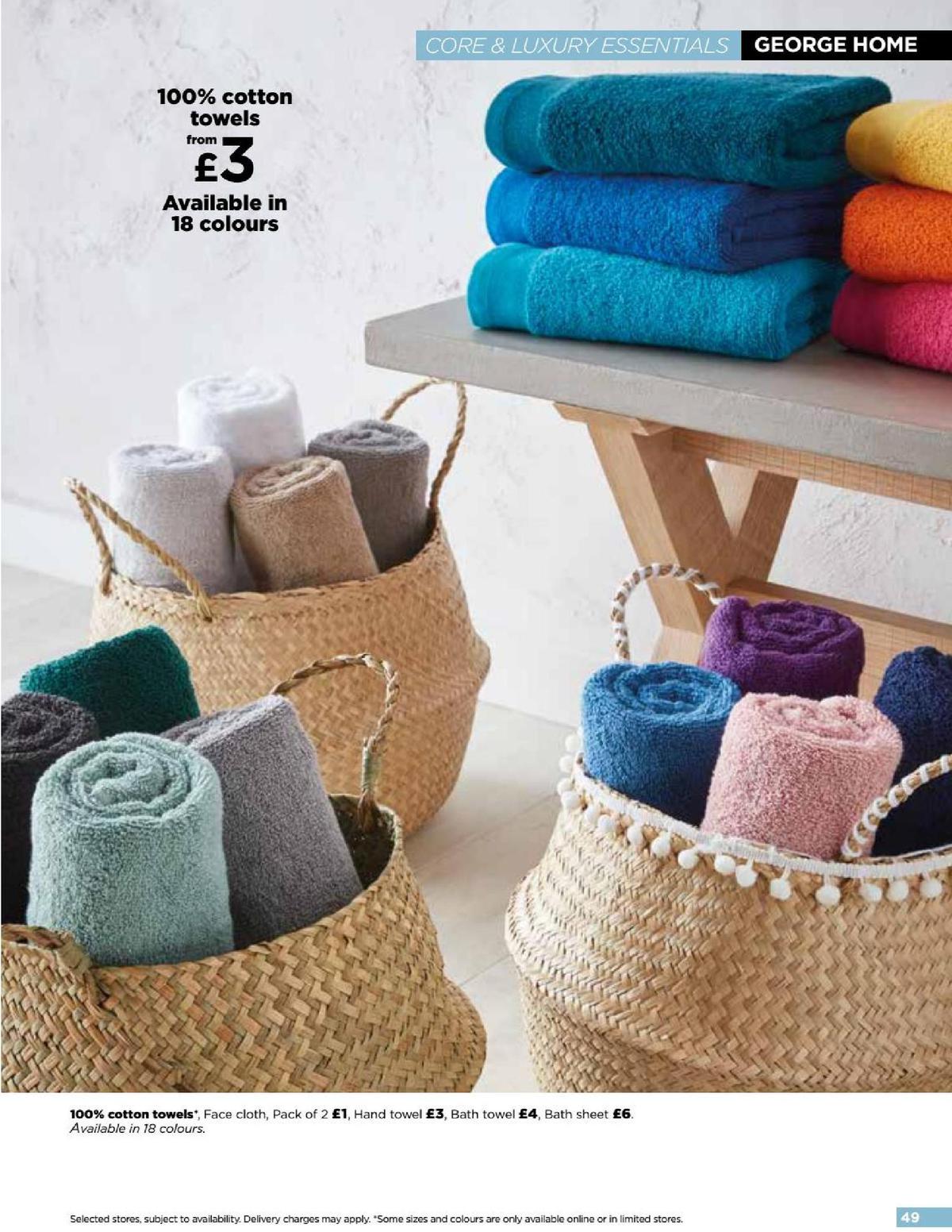 ASDA George Home Spring Summer Catalogue Offers from 4 February