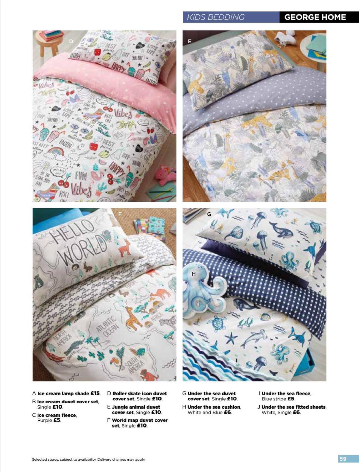 ASDA George Home Spring Summer Catalogue Offers from 4 February