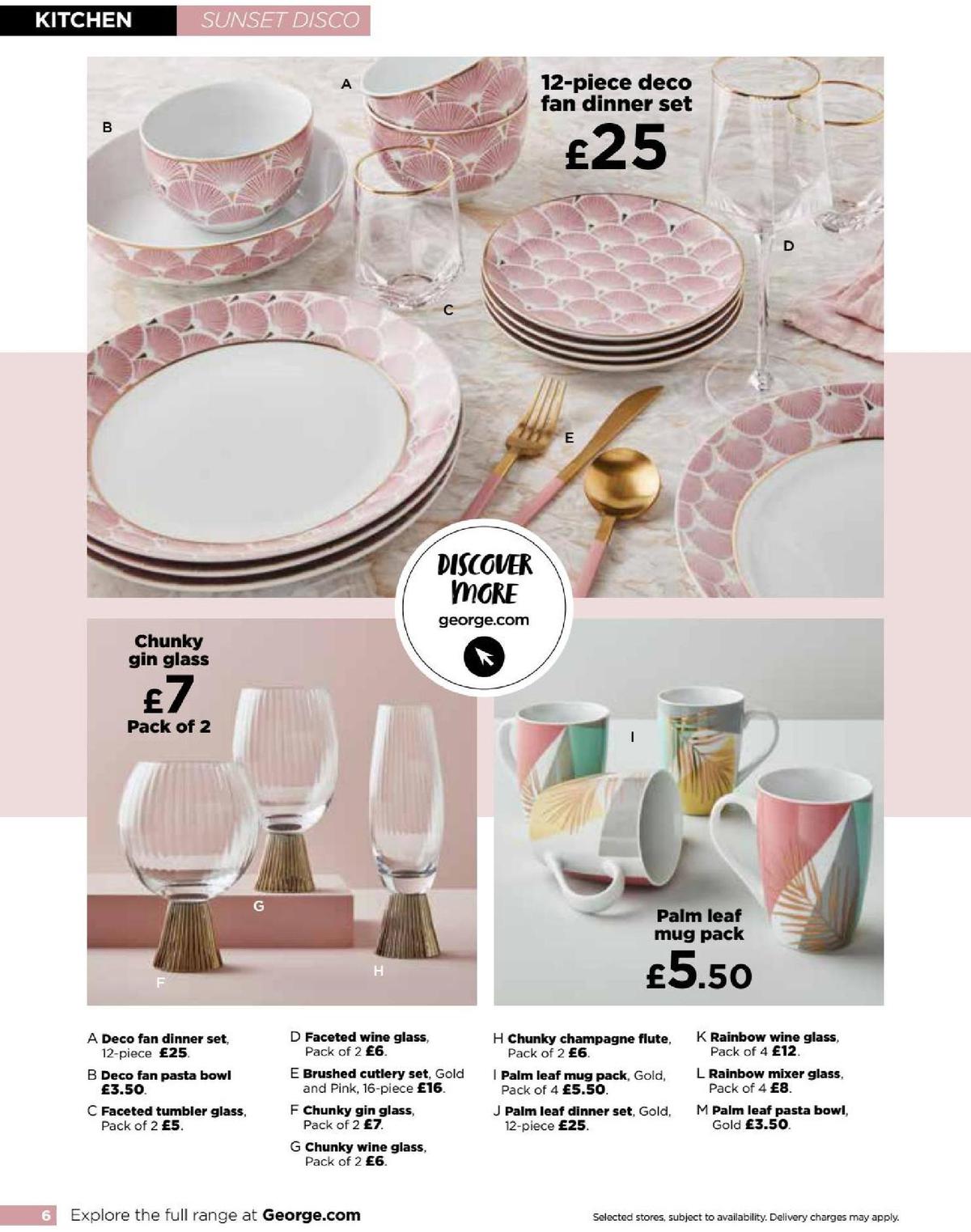 ASDA George Home Spring Summer Catalogue Offers from 4 February