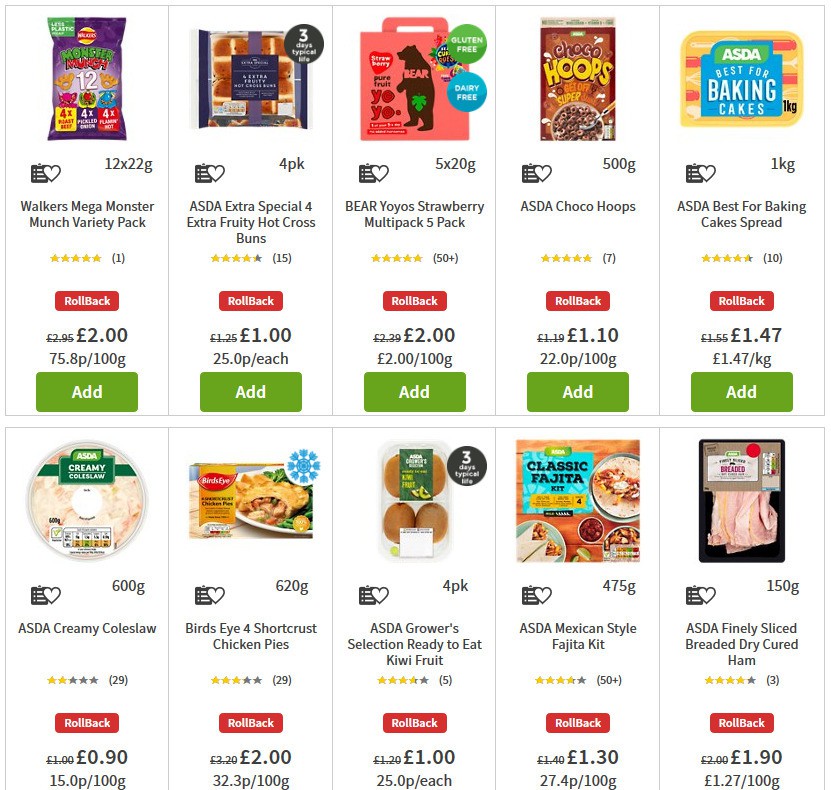 ASDA Offers from 20 March