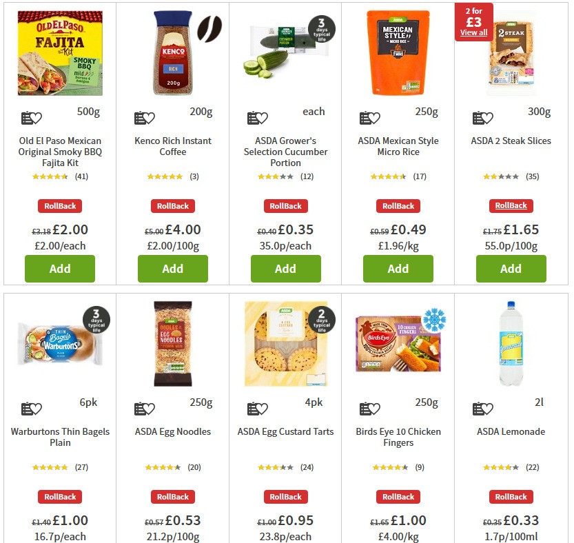 ASDA Offers from 20 March