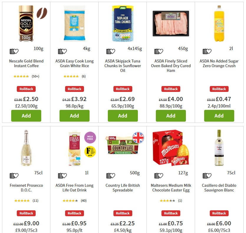 ASDA Offers from 3 April