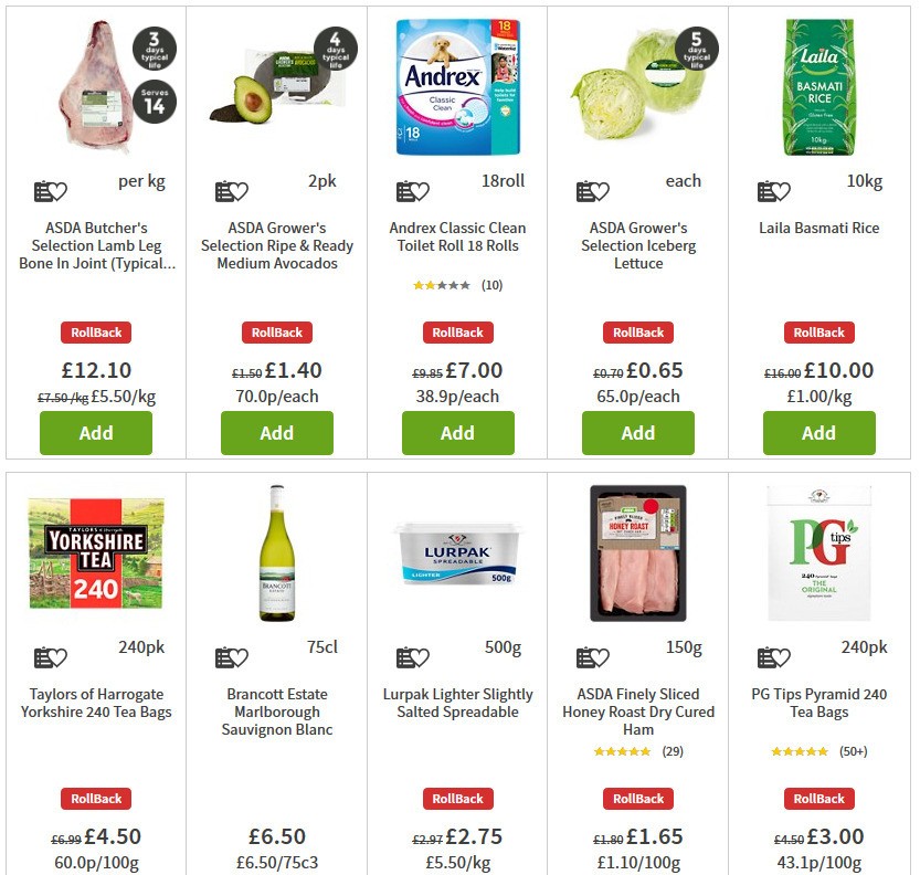 ASDA Offers from 3 April