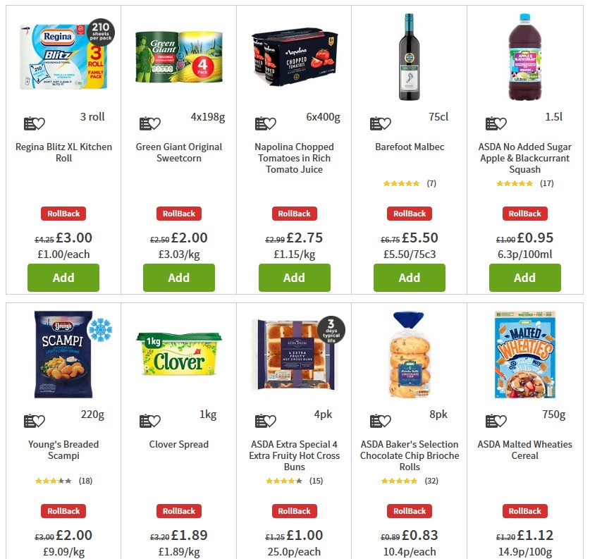 ASDA Offers from 3 April