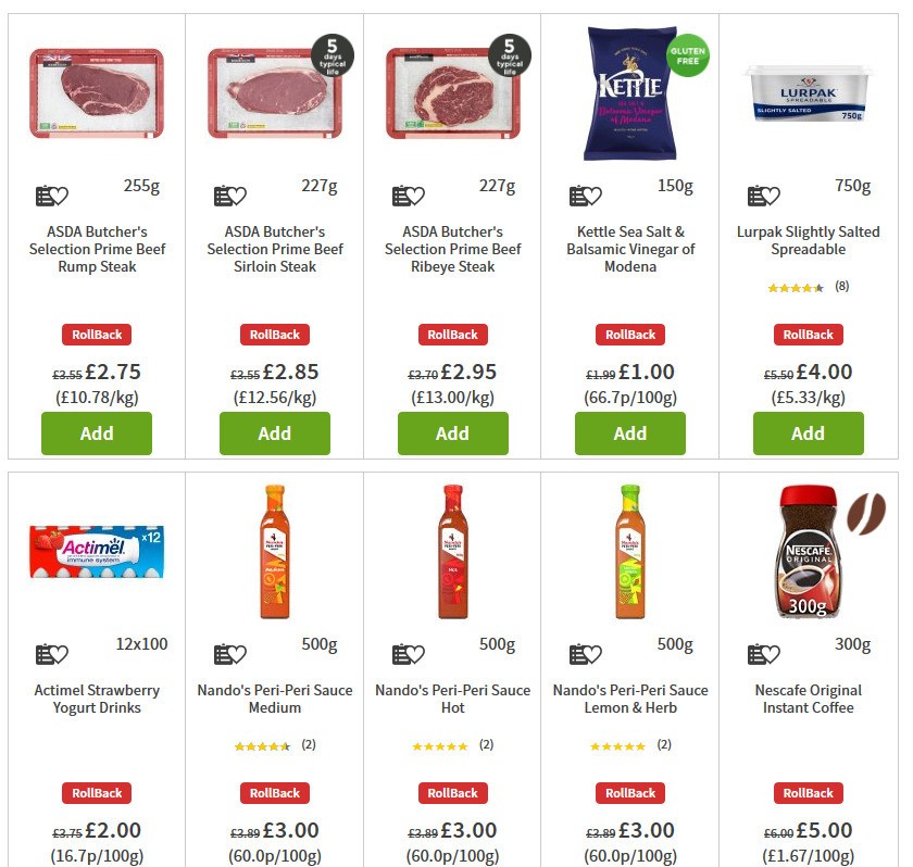 ASDA Offers from 15 May