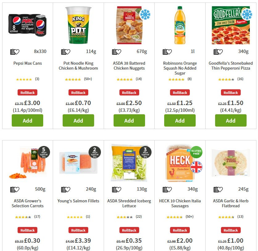 ASDA Offers from 3 July