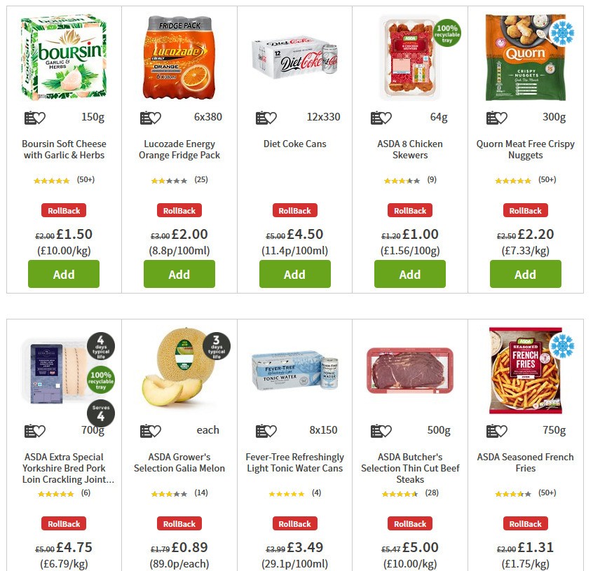 ASDA Offers from 3 July