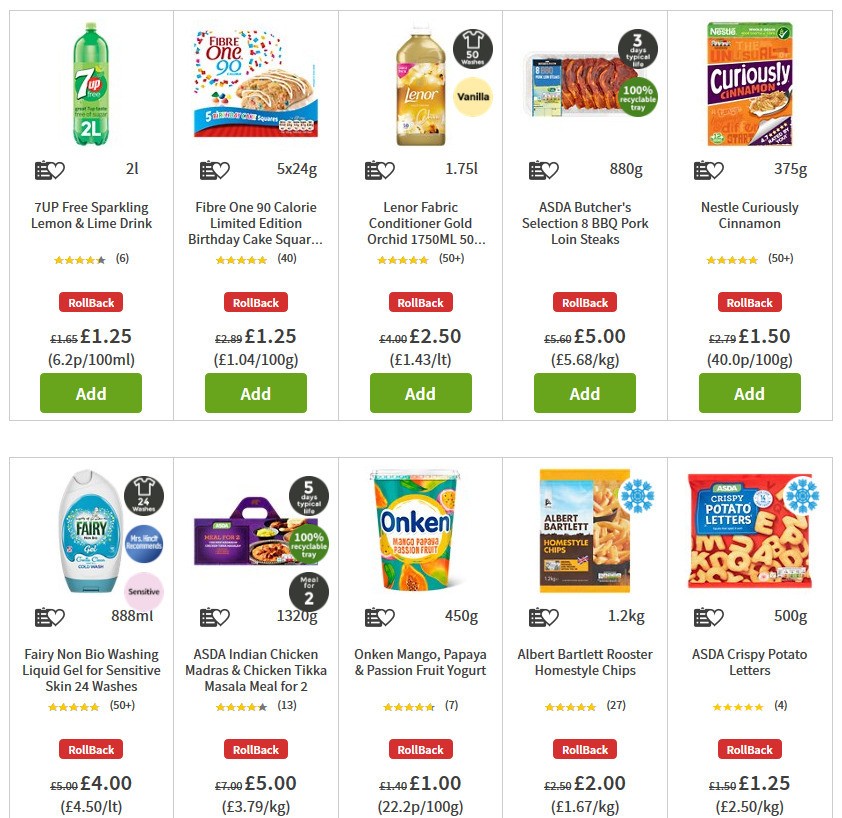 ASDA Offers from 3 July