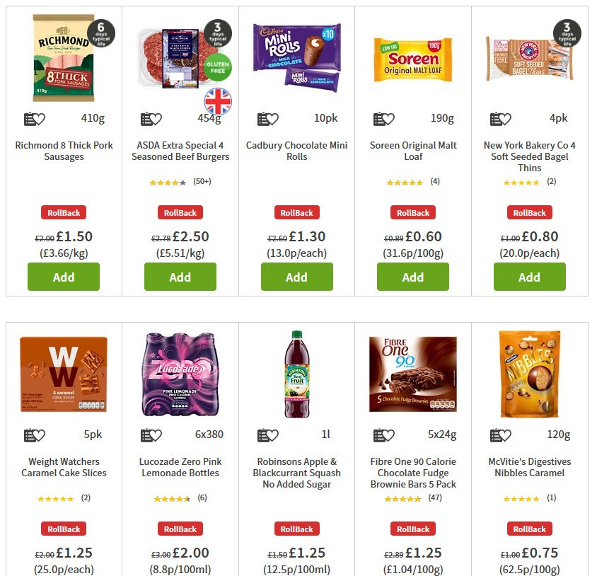 ASDA Offers from 3 July