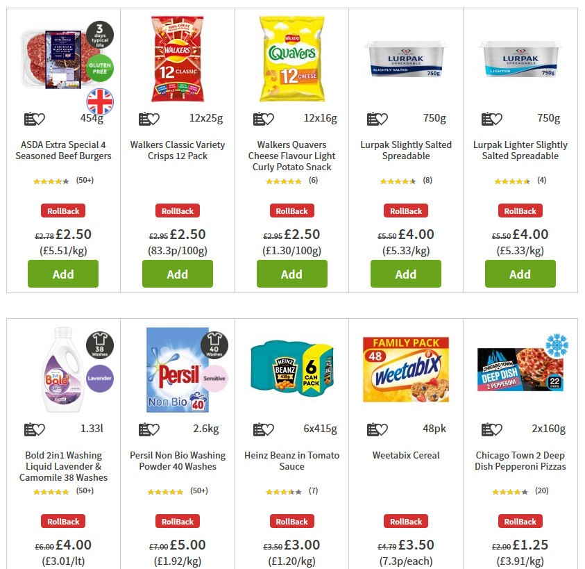 ASDA Offers from 3 July