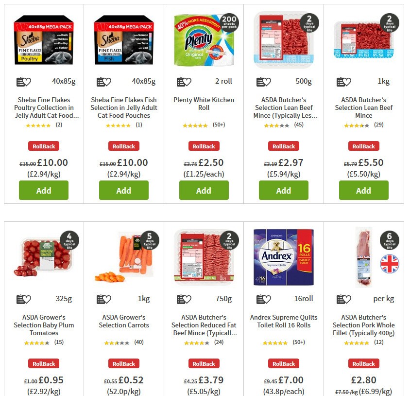 ASDA Offers from 3 July